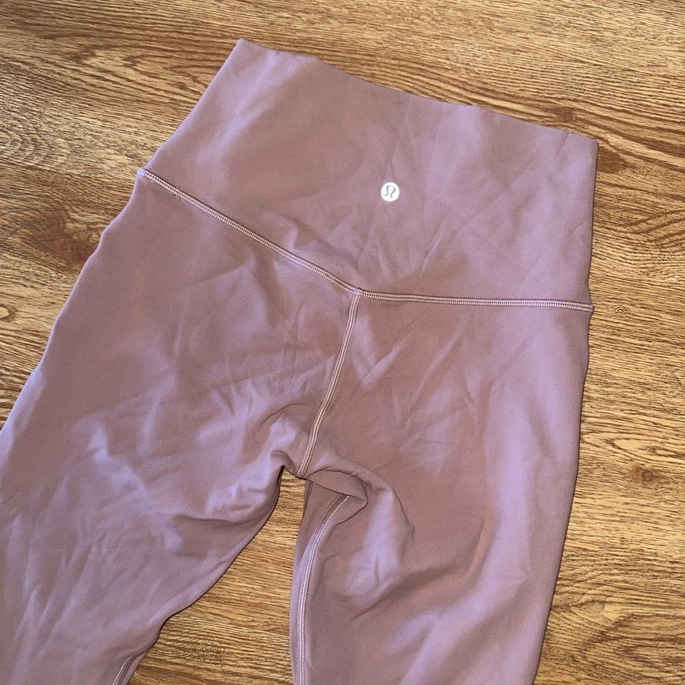 Lululemon Align High-Rise Crop Leggings Twilight Rose Size 6 - Picture 3 of 7